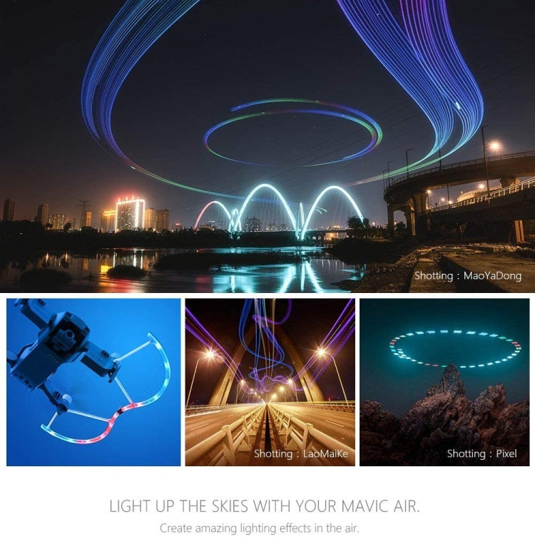 PGYTECH P-UN-034 light-painted LED Propeller Guard for DJ Mavic Air, For DJI Mavic Air PGYTECH P-UN-034 light-painted LED Propeller Guard for DJ Mavic Air, For DJI Mavic Air